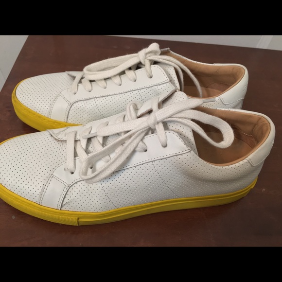 Great Brooklyn The Royals Perforated leather white/Meadowlark made in Italy - Picture 9 of 14